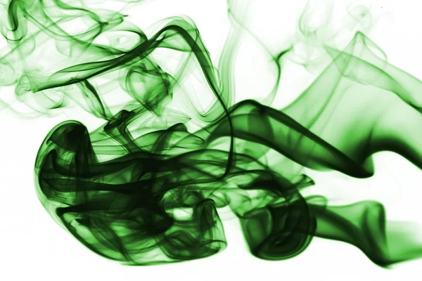 Зеленый дым — стоковое фото