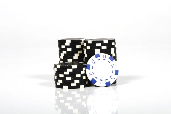 扑克筹码 — 图库照片