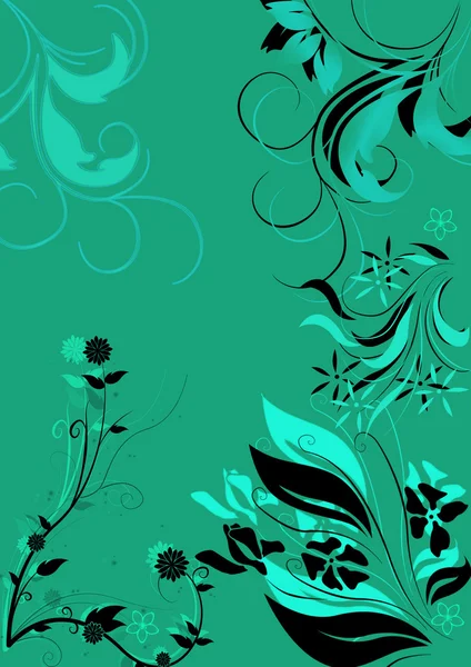 Mystic floral background — Stock Photo, Image