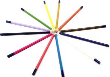 renkli kurşun kalem