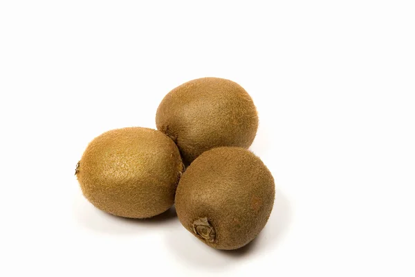 stock image Fresh kiwi on white background