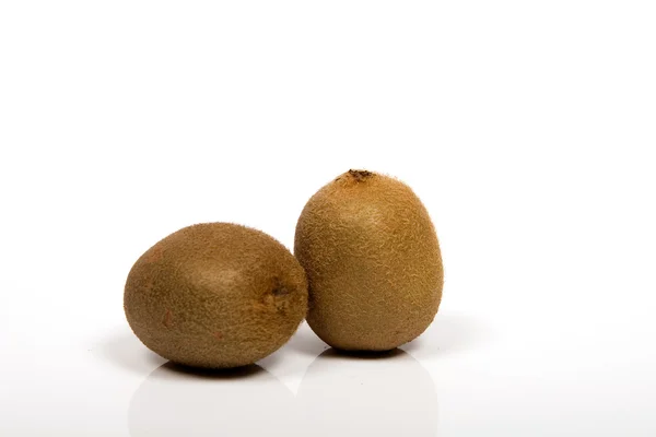 stock image Fresh kiwi on white background