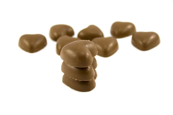 Chocolade geïsoleerd — Stockfoto
