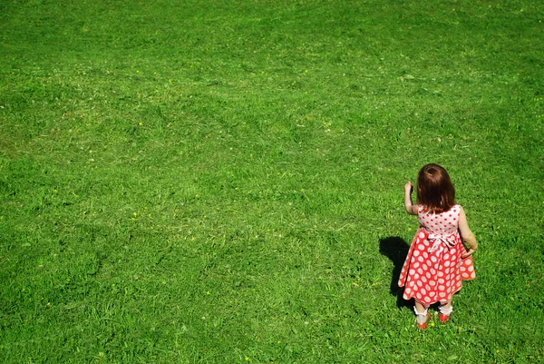 stock image Little alone child