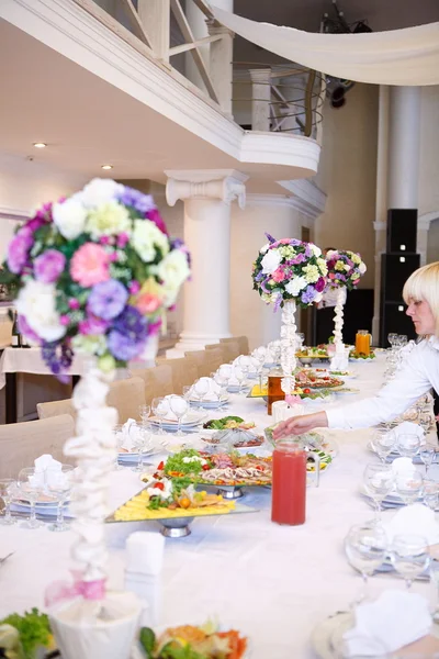 Table d'invités de mariage — Photo