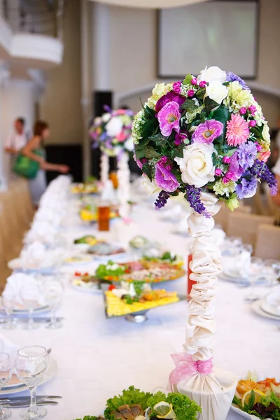 Mesa de invitados de boda — Foto de Stock