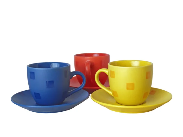 Three cups — Stock Photo, Image
