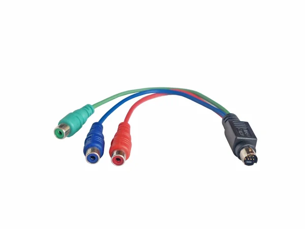 Kabel och kontakt — Stockfoto