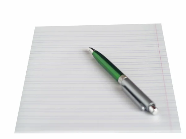 Papel e caneta-tinteiro — Fotografia de Stock