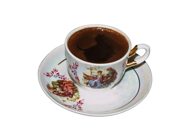Tasse mit schwarzem Kaffee — Stockfoto