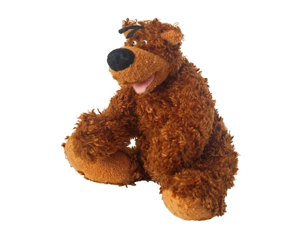 Zacht stuk speelgoed een beer — Stockfoto