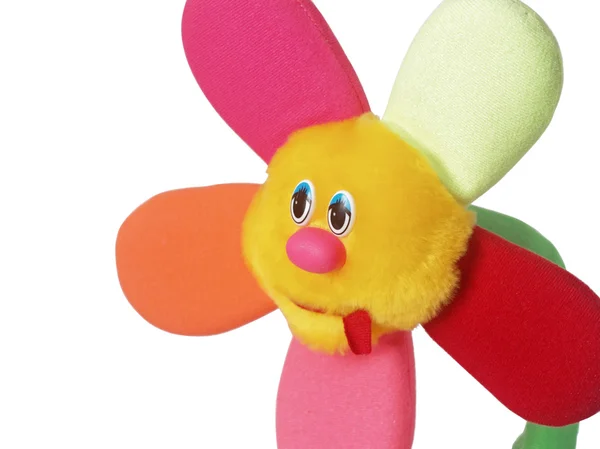 Zacht stuk speelgoed een bloem — Stockfoto