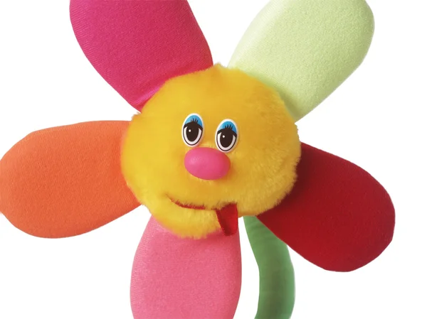 Zacht stuk speelgoed een bloem — Stockfoto