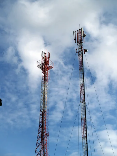 Antenne di comunicazione mobile — Foto Stock