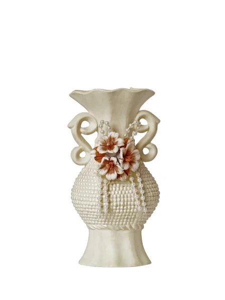 Vaso di fiori in ceramica Fotografia Stock