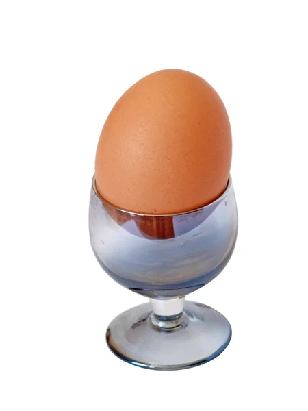 Яйце у винному склі — стокове фото