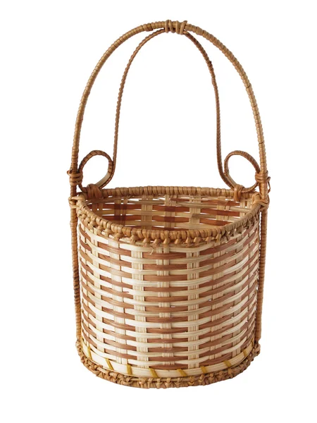 La cesta pequeña de la varilla — Foto de Stock
