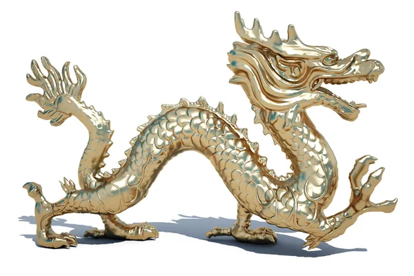 stock image Golden dragon