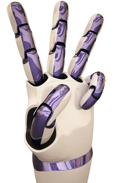 Robota ręce — Zdjęcie stockowe