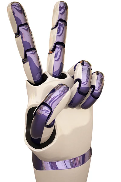 Robota ręce — Zdjęcie stockowe