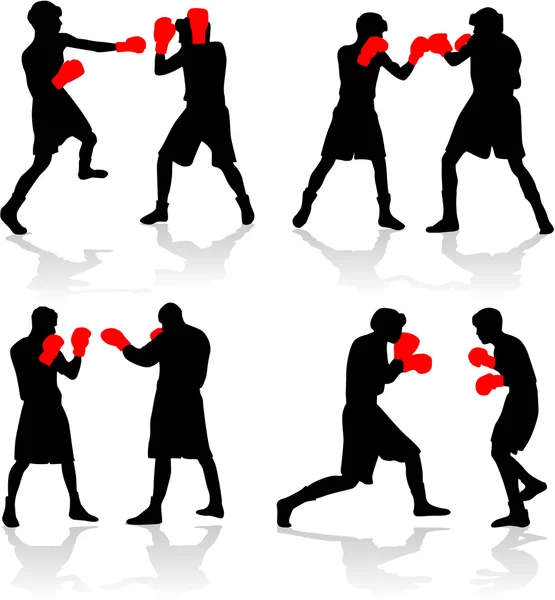 Бокс боротьба — стоковий вектор