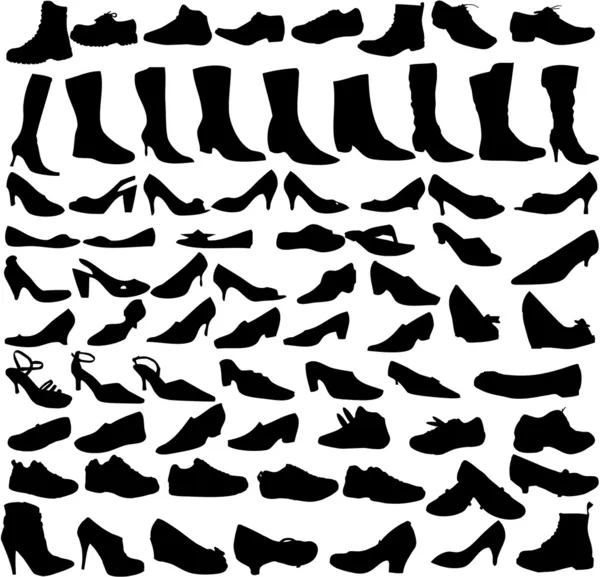 Векторные ботинки (мужчины, женщины ) — стоковый вектор