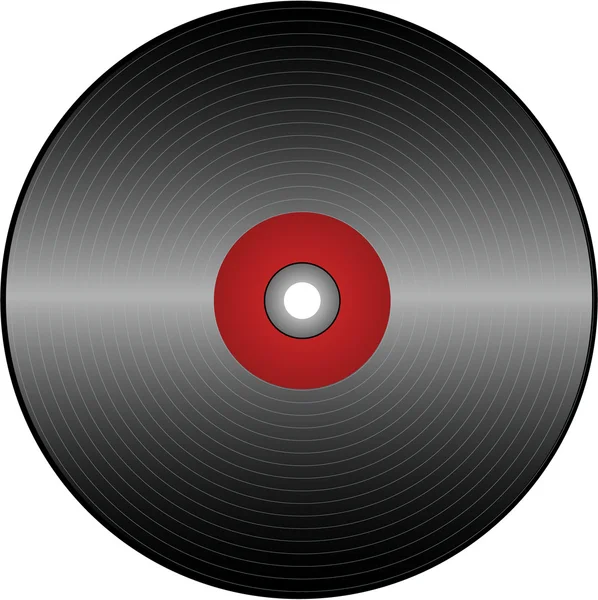 Vinyl záznam ve vektoru — Stockový vektor
