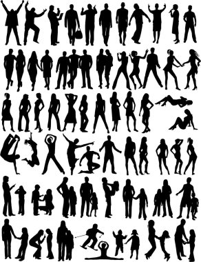 Silhouette of clipart