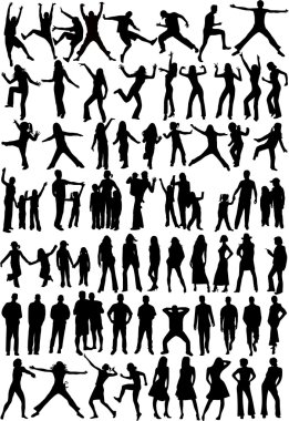 Silhouette of - Collection clipart