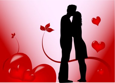 Lovers Card clipart