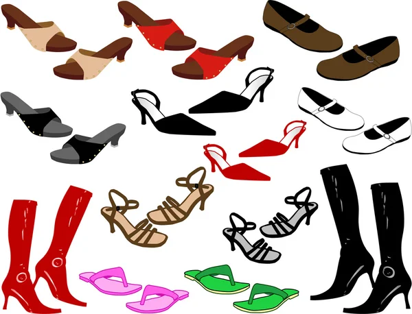 Модная обувь — стоковый вектор