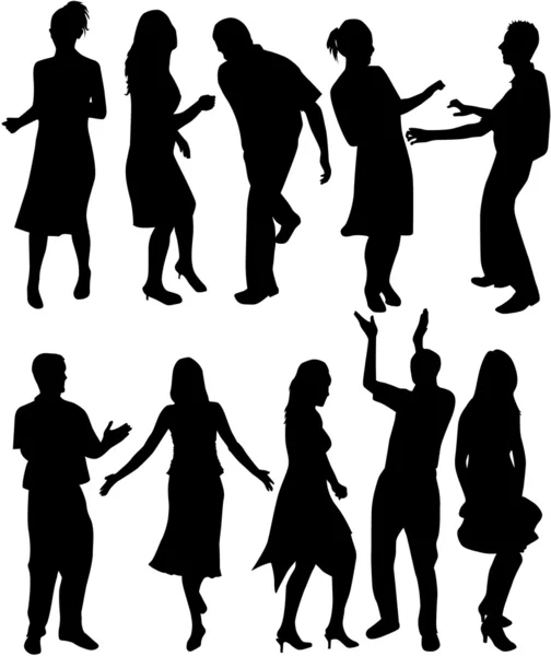 Танцювальна група — стоковий вектор