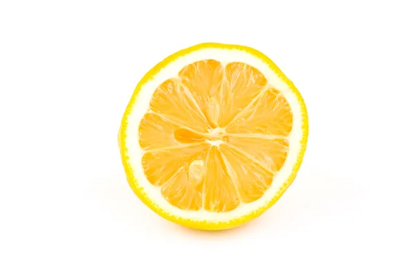 Изолированный лимон Стоковое Изображение