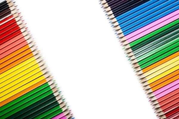 着色された鉛筆の罫線 — ストック写真
