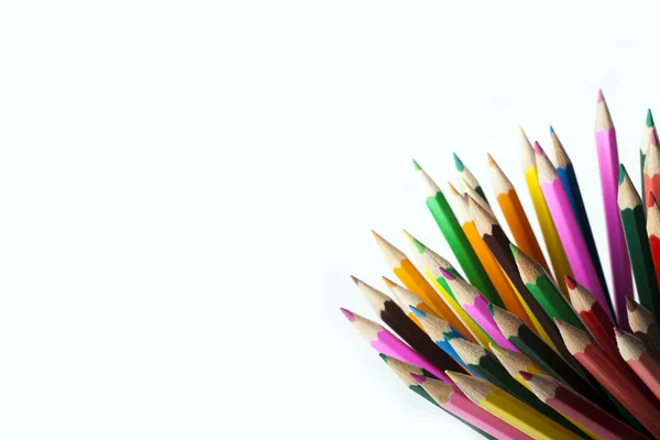 Χρωματιστά μολύβια backgorund — Φωτογραφία Αρχείου