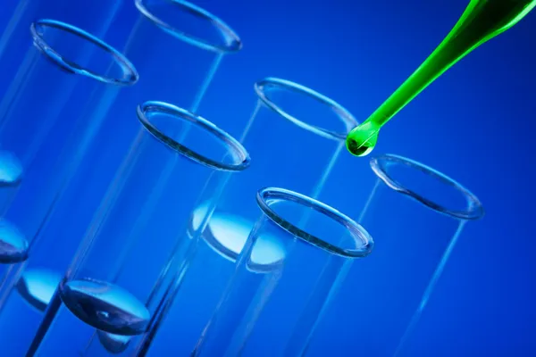 Pipette and Flasks — Stock Photo, Image