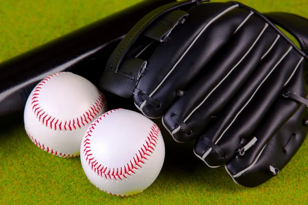 Baseball Balls and Glove — Stock Photo, Image