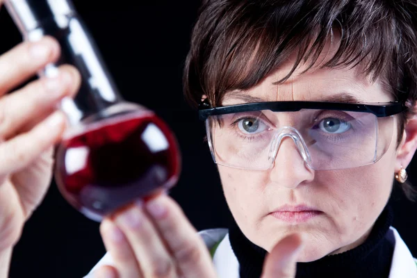 Kvinnelig forsker – stockfoto