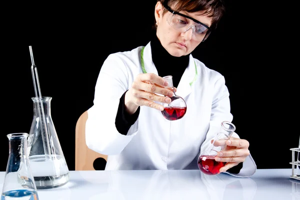 Científica femenina — Foto de Stock