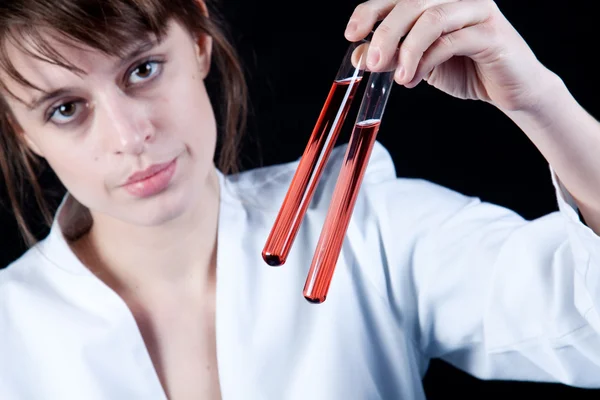 Kvinnelig forsker – stockfoto