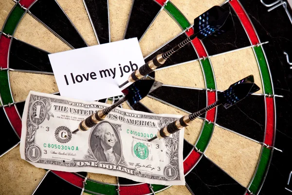 Job and Money — Stock Photo, Image