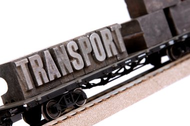 Transport blocks closeup clipart