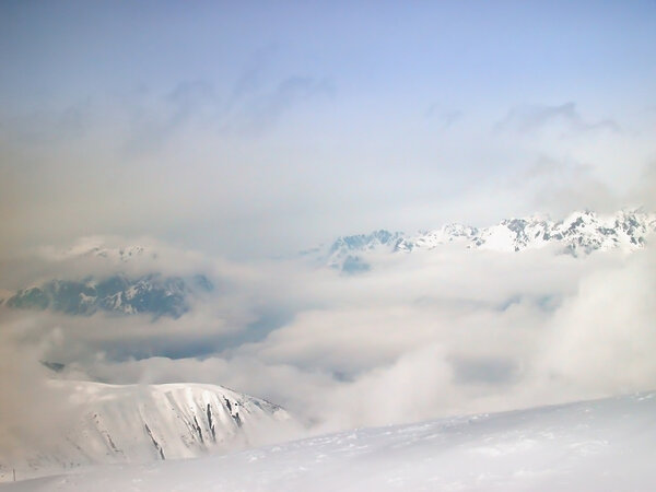 Winter in the Alps.