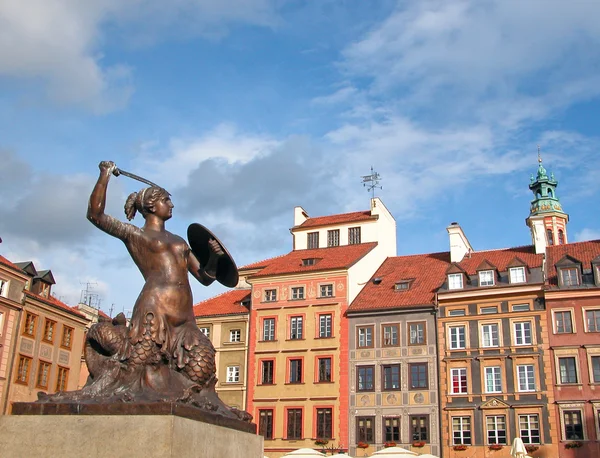Старый город Варшавы — стоковое фото