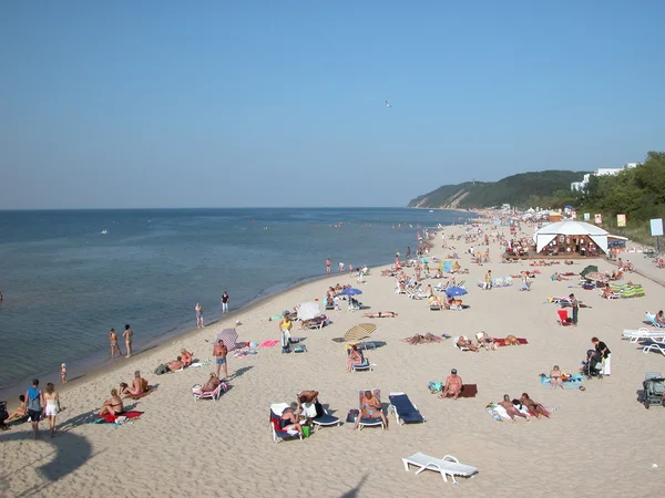 Балтийский пляж — стоковое фото