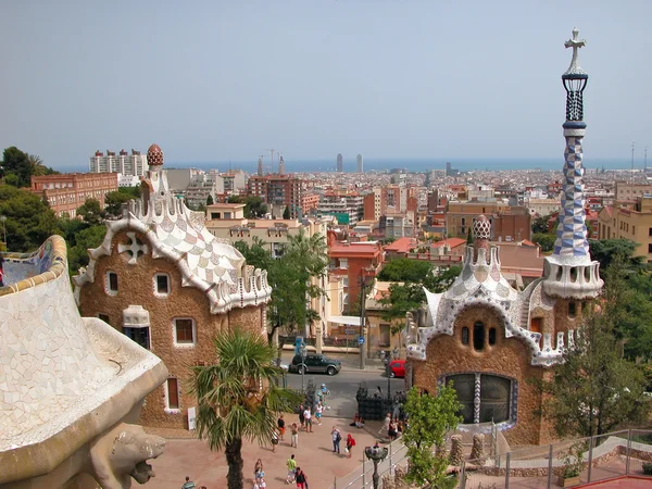 Magical Parc Guell Royalty Free Stock Images