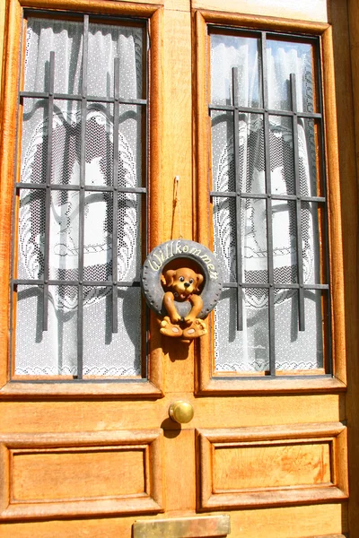 Дверь в Базеле — стоковое фото