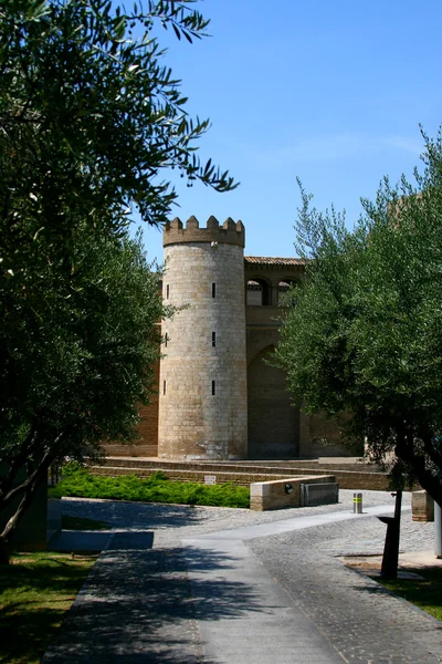 Palácio de Aljaferia em Zaragoza — Fotografia de Stock