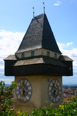 City clock, Graz clipart
