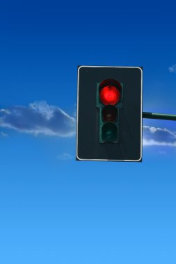 Traffic light. Stop! clipart